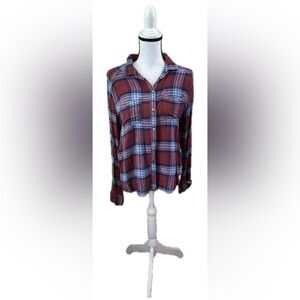 Abercrombie & Fitch Plaid Button-Up Shirt